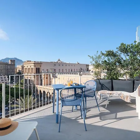 Attico 37 - Queen Room Con Terrazza Privata Palermo Exterior photo